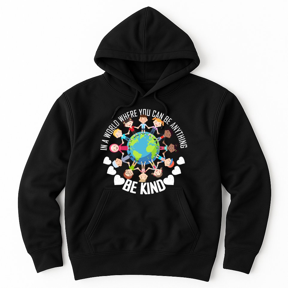 World Where You Can Be Kind Anti-Bullying Hoodie