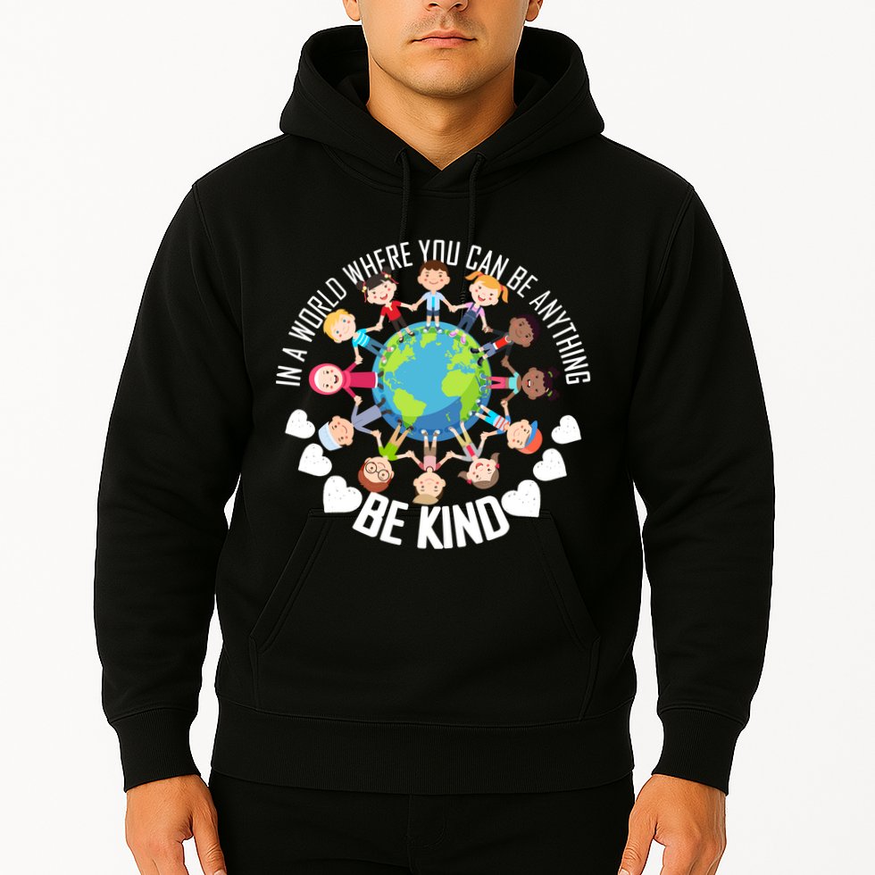 World Where You Can Be Kind Anti-Bullying Hoodie
