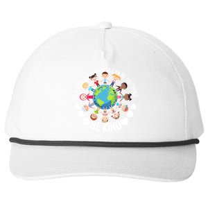 World Where You Can Be Kind Anti-Bullying Snapback Five-Panel Rope Hat