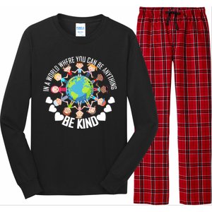 World Where You Can Be Kind Anti-Bullying Long Sleeve Pajama Set