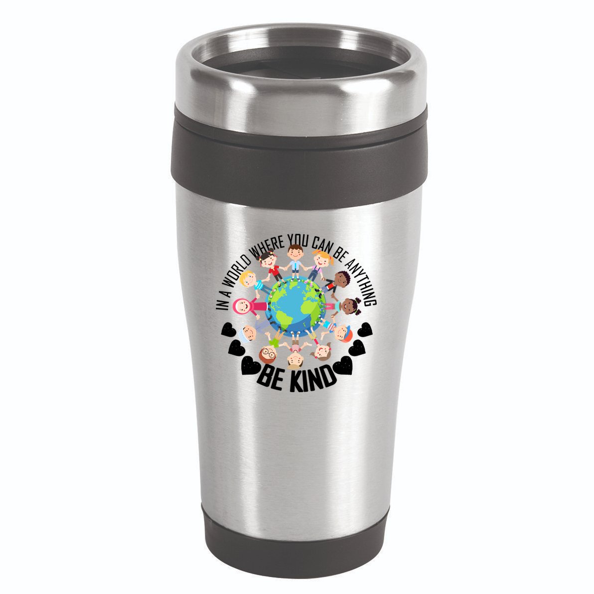 World Where You Can Be Kind Anti-Bullying 16oz Travel Tumbler