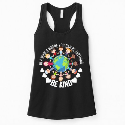 World Where You Can Be Kind Anti-Bullying Womens Tank Top