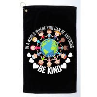 World Where You Can Be Kind Anti-Bullying Golf Towel