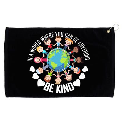 World Where You Can Be Kind Anti-Bullying Grommeted Golf Towel