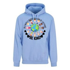 World Where You Can Be Kind Anti-Bullying Unisex Surf Hoodie