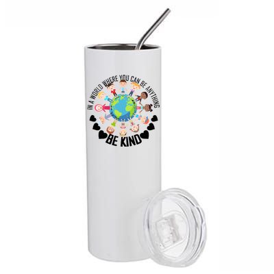 World Where You Can Be Kind Anti-Bullying Stainless Steel Tumbler