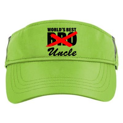 Worlds Best Bro (Uncle) Funny Adult Drive Performance Visor