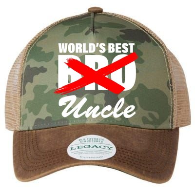 Worlds Best Bro (Uncle) Funny Legacy Tie Dye Trucker Hat