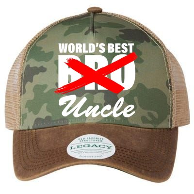 Worlds Best Bro (Uncle) Funny Legacy Tie Dye Trucker Hat