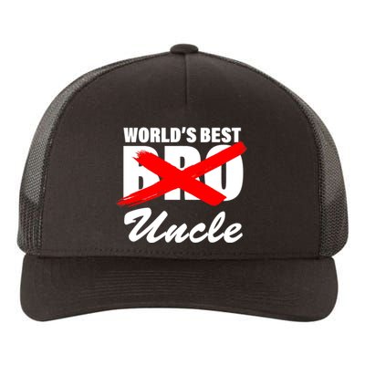 Worlds Best Bro (Uncle) Funny Yupoong Adult 5-Panel Trucker Hat