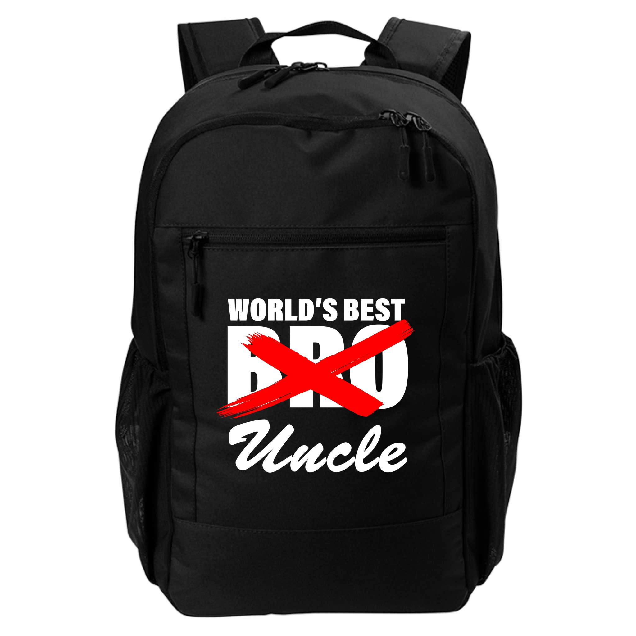 Worlds Best Bro (Uncle) Funny Backpack