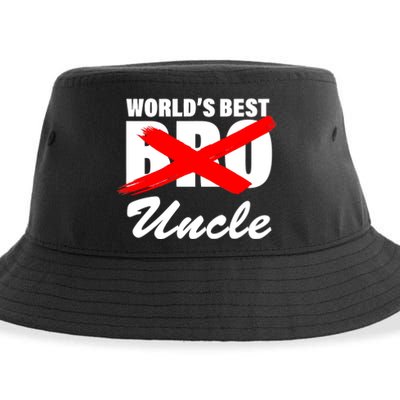 Worlds Best Bro (Uncle) Funny Sustainable Bucket Hat