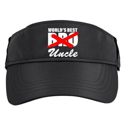 Worlds Best Bro (Uncle) Funny Adult Drive Performance Visor