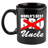 Worlds Best Bro (Uncle) Funny 11oz C Handle Ceramic Mug