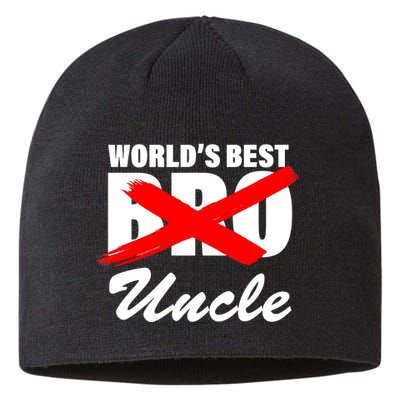 Worlds Best Bro (Uncle) Funny Sustainable Beanie