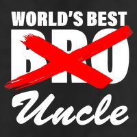 Worlds Best Bro (Uncle) Funny 25L Jumbo Tote