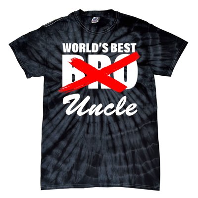 Worlds Best Bro (Uncle) Funny Tie-Dye T-Shirt