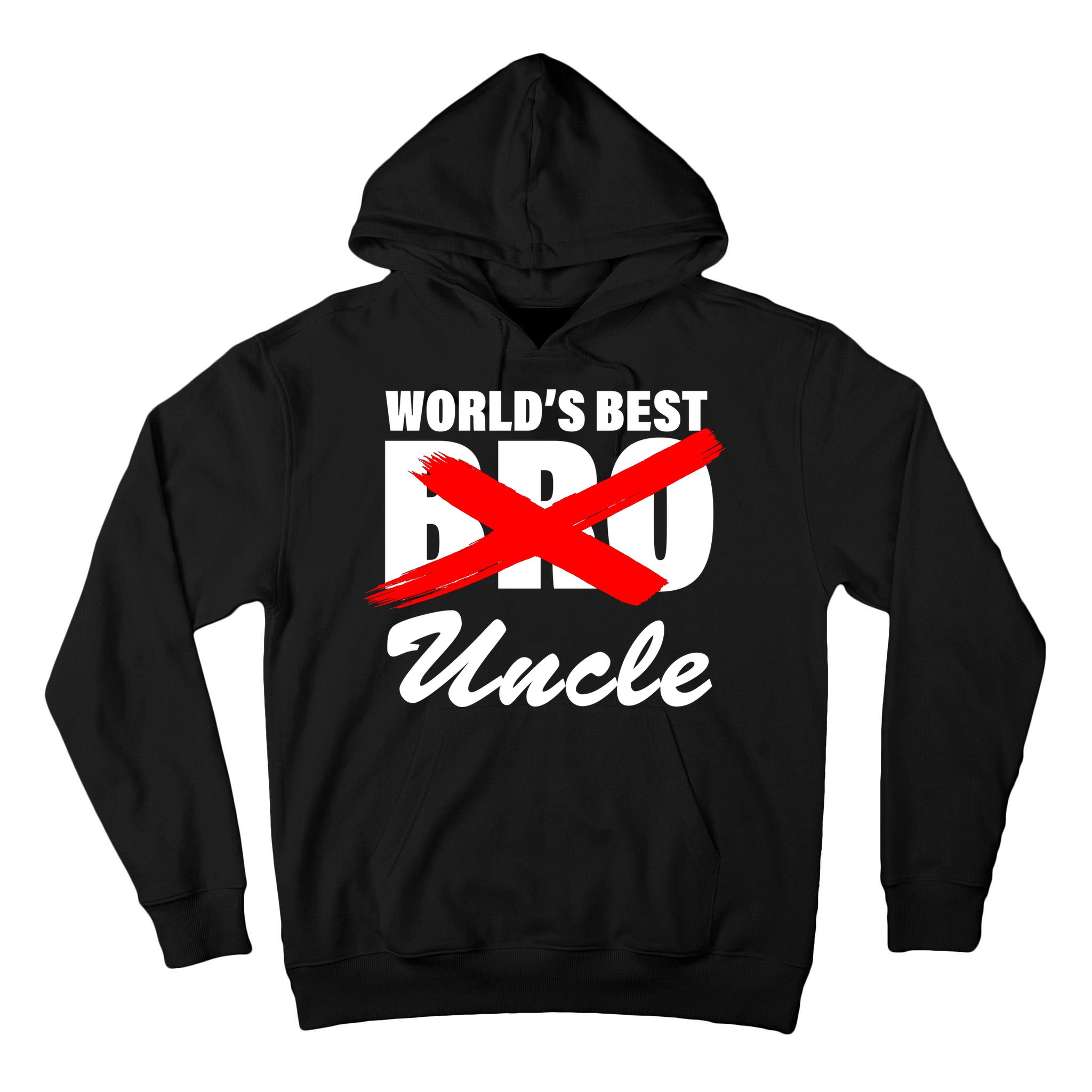 Worlds Best Bro (Uncle) Funny Tall Hoodie
