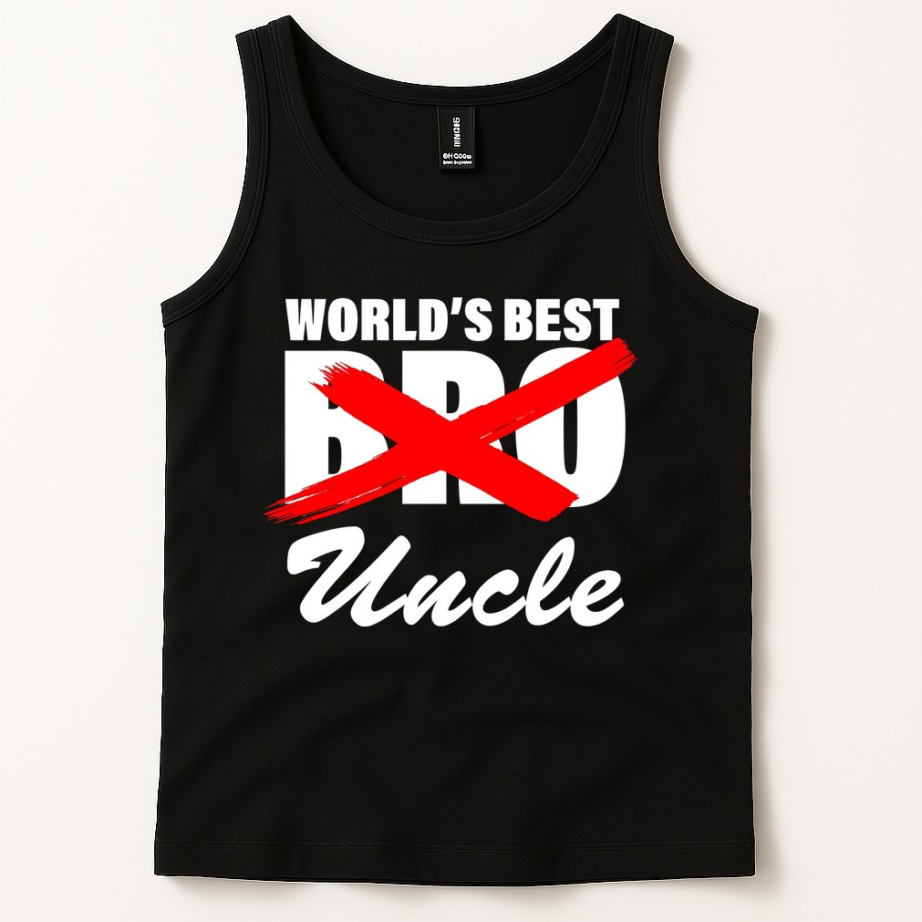 Worlds Best Bro (Uncle) Funny Tank Top
