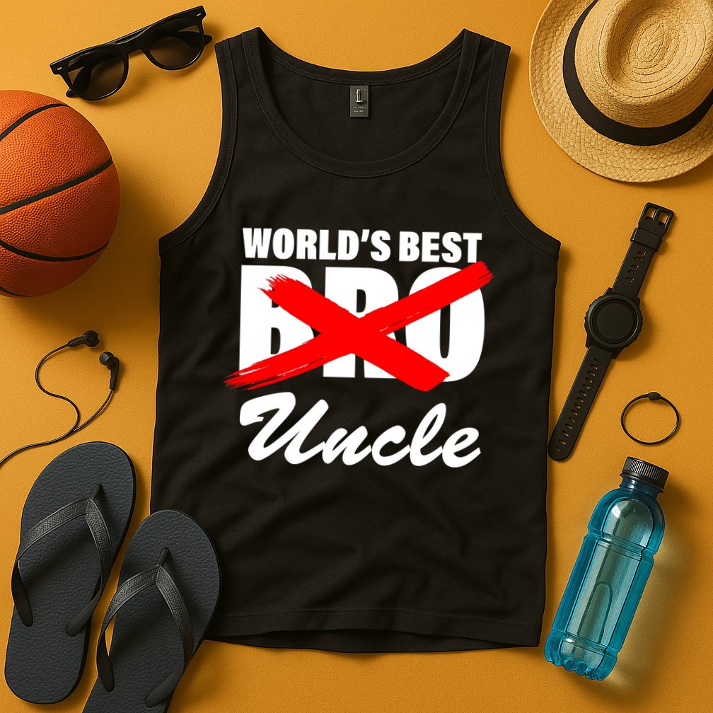 Worlds Best Bro (Uncle) Funny Tank Top