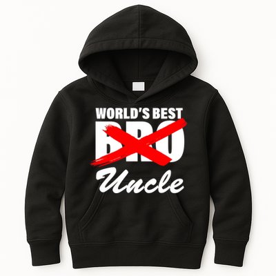 Worlds Best Bro (Uncle) Funny Kids Hoodie