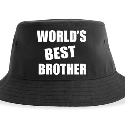 World's Best Brother Sustainable Bucket Hat