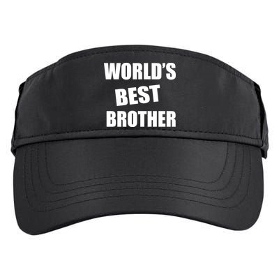 World's Best Brother Adult Drive Performance Visor