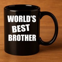 World's Best Brother 11oz C Handle Ceramic Mug
