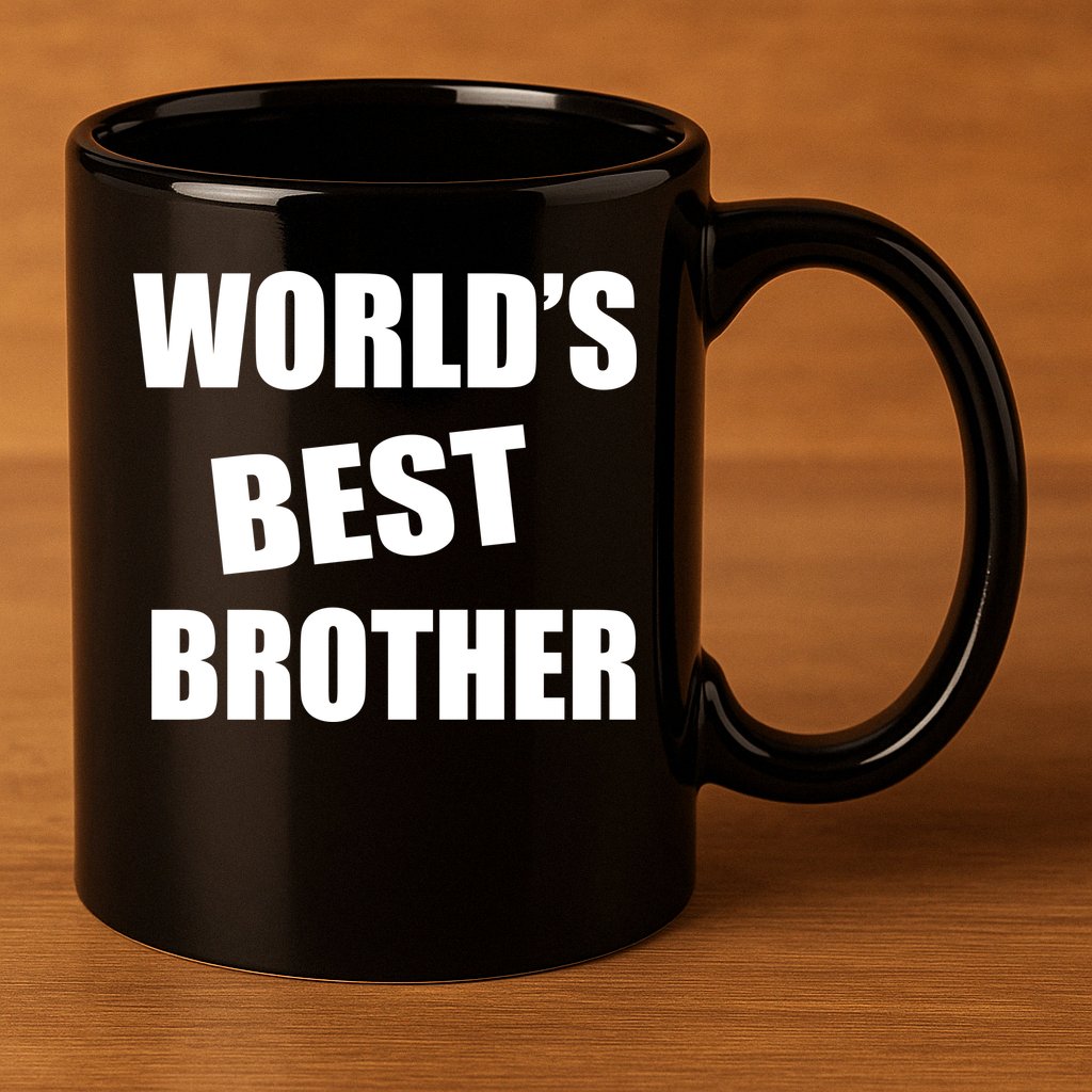 World's Best Brother 11oz C Handle Ceramic Mug