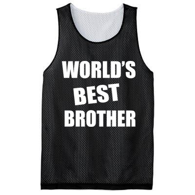 World's Best Brother Mesh Reversible Basketball Jersey Tank