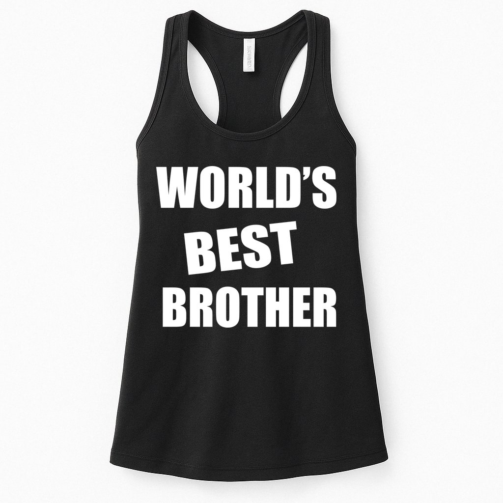 World's Best Brother Womens Tank Top
