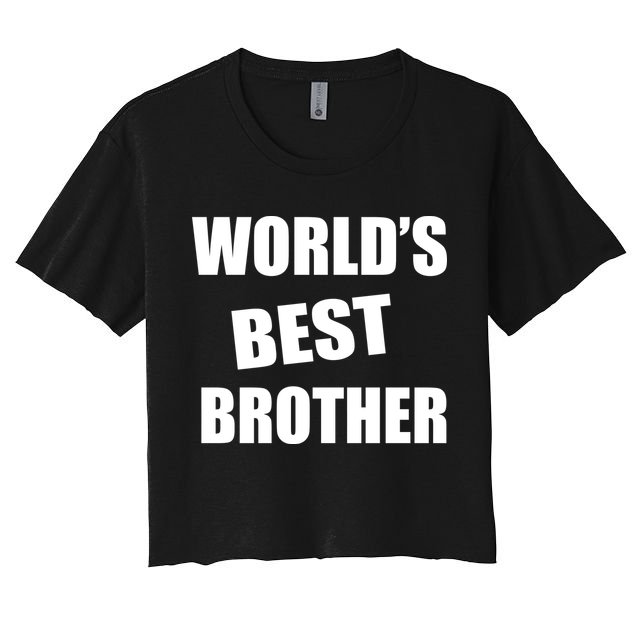 World's Best Brother Crop Top