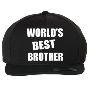 World's Best Brother Wool Snapback Cap