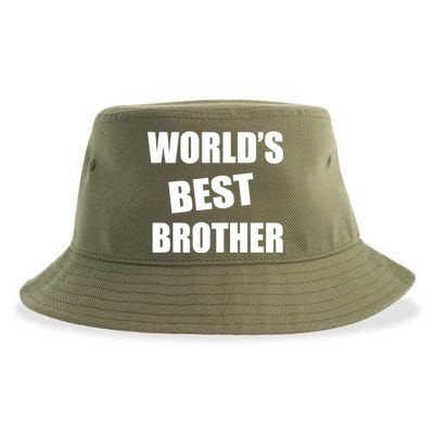 World's Best Brother Sustainable Bucket Hat