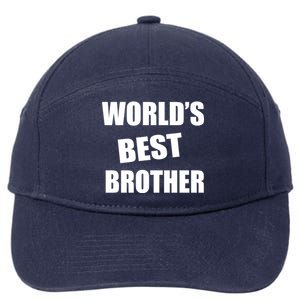 World's Best Brother 7-Panel Snapback Hat