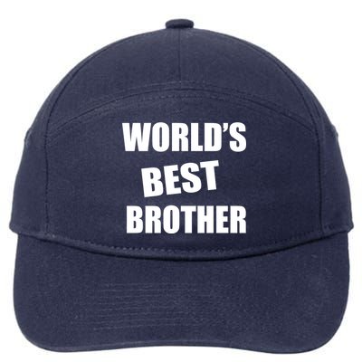 World's Best Brother 7-Panel Snapback Hat