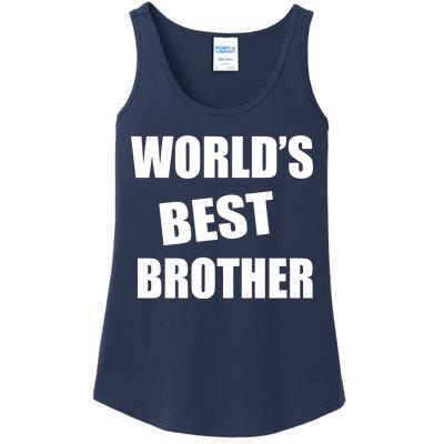 World's Best Brother Ladies Essential Tank