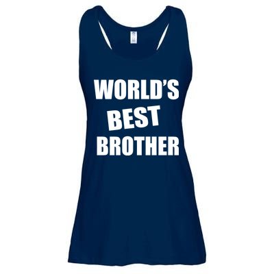 World's Best Brother Ladies Essential Flowy Tank