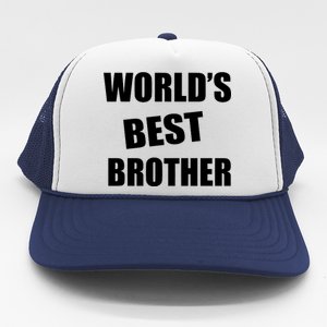 World's Best Brother Trucker Hat