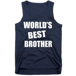 World's Best Brother Tank Top