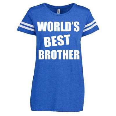 World's Best Brother Enza Ladies Jersey Football T-Shirt