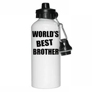 World's Best Brother Aluminum Water Bottle