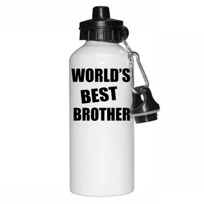 World's Best Brother Aluminum Water Bottle 