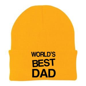 World's Best Dad Knit Cap Winter Beanie