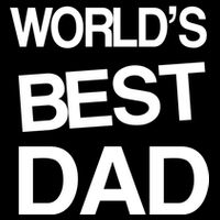 World's Best Dad Drawstring Bag