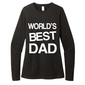 World's Best Dad Womens CVC Long Sleeve Shirt