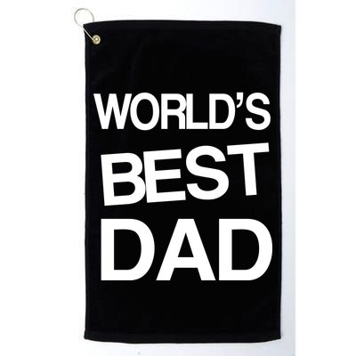 World's Best Dad Golf Towel