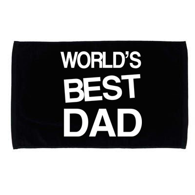 World's Best Dad Microfiber Hand Towel