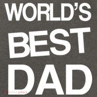 World's Best Dad Cotton Canvas Backpack
