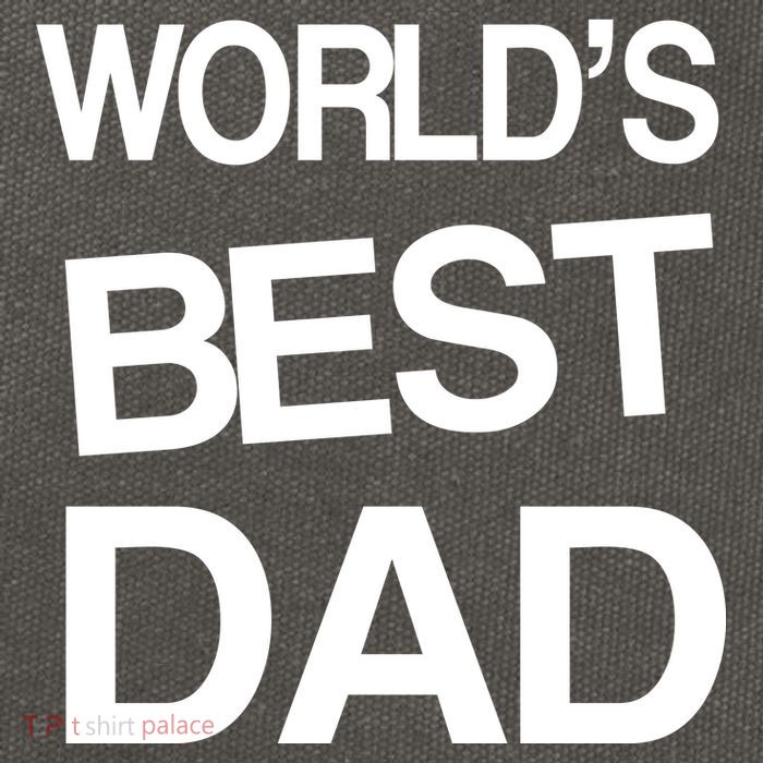 World's Best Dad Cotton Canvas Backpack